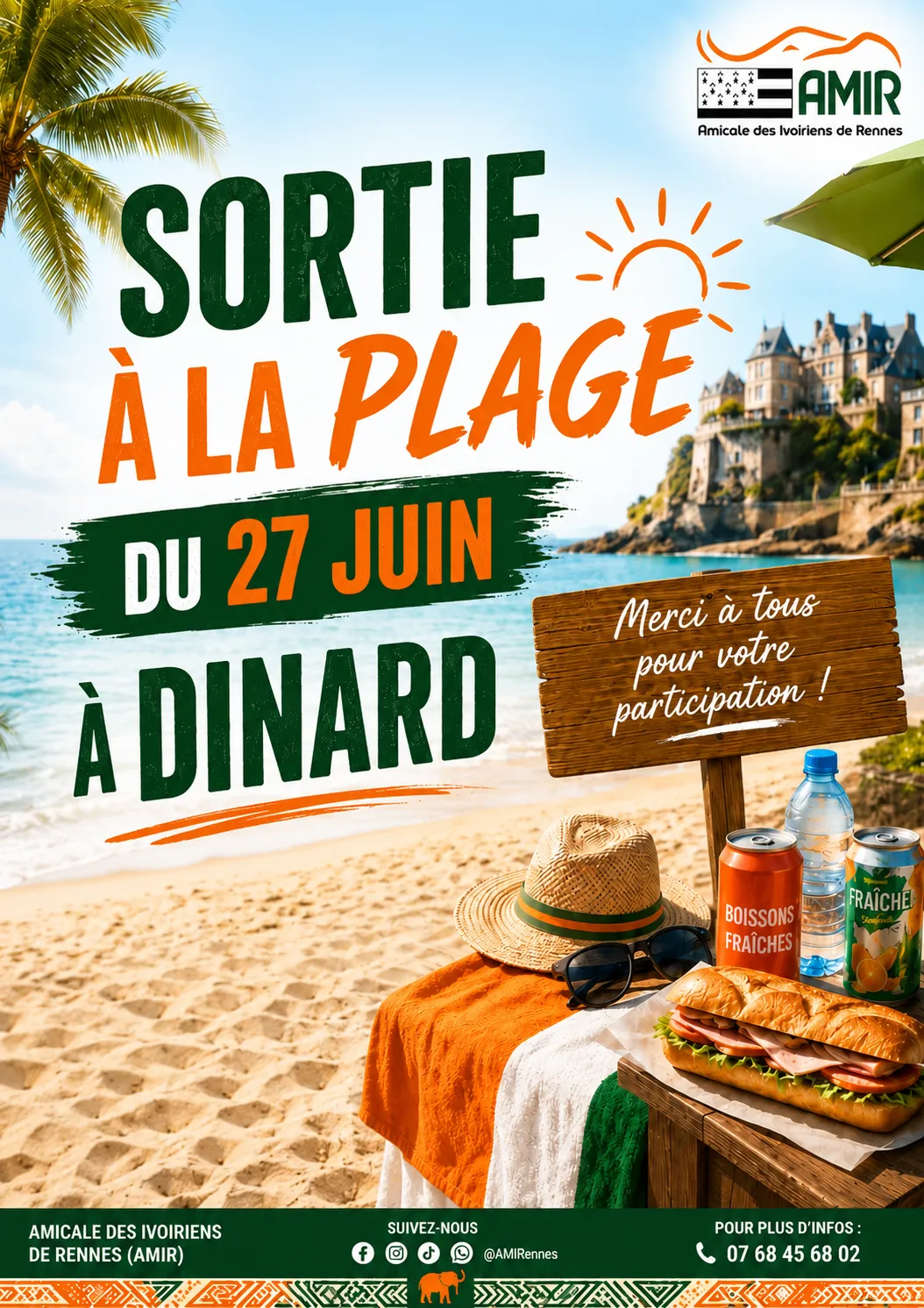 SORTIE PLAGE